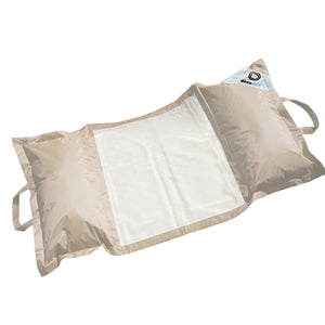 Pouf Galleggiante Piscina XXL 170x90 Beige - Materassino Amaca a Perle (Comfort Adulto)