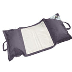 Pouf flottant de piscine XXL gris carbone, matelas hamac à billes pour confort adulte, extérieur, Deco-arts.fr