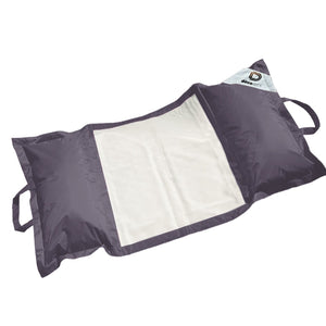 Pouf Galleggiante Piscina XXL 170x90 Grigio Carbone - Materassino Amaca a Perle (Comfort Adulto)
