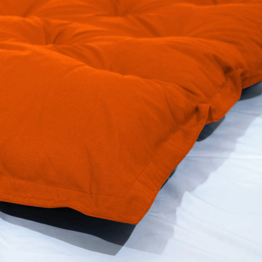 Materasso da Pavimento XXL 195x100 Terracotta, imbottitura in fiocchi di schiuma