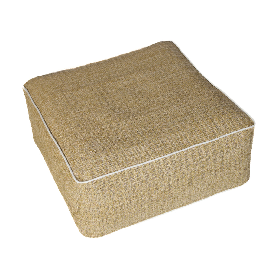 Pouf Gonfiabile da Esterno Quadrato 58cm, impermeabile