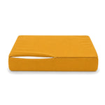 Set Cuscini Salotto da Giardino 60x60 Giallo - Sfoderabile & Anti-UV (Seduta + Schienale)