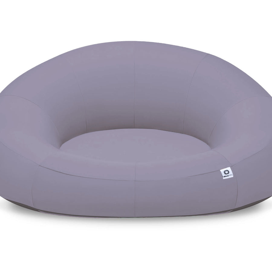 Poltrona Galleggiante Piscina XXL 140x120 Grigio Ciottolo, tessuto in olefina