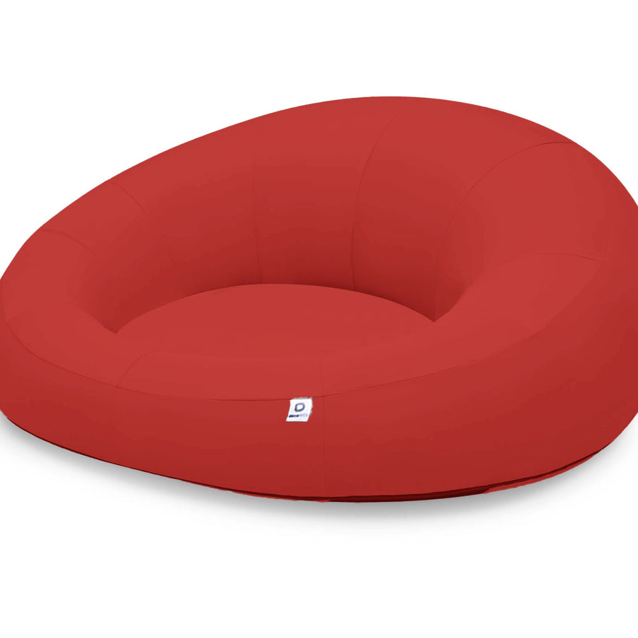 Poltrona Galleggiante Piscina XXL 140x120 Rosso – foto 4