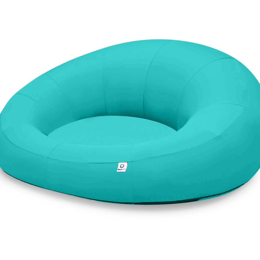 Poltrona Galleggiante Piscina XXL 140x120 Blu Caraibi – foto 4