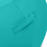 Pouf extérieur flottant pour piscine XXL 140x120 cm en tissu Olefin bleu Caraïbes, avec pompe incluse, de Deco-arts.fr