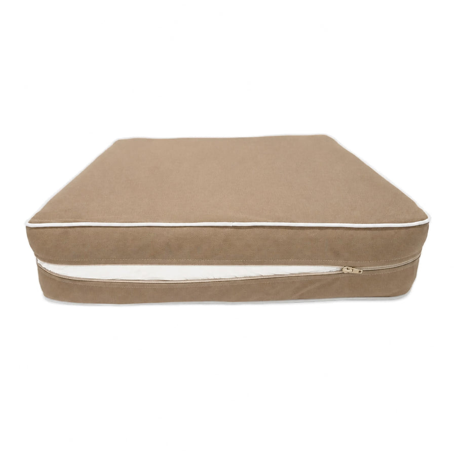 Set Cuscini Premium 50x50 Moka, tessuto in poliestere