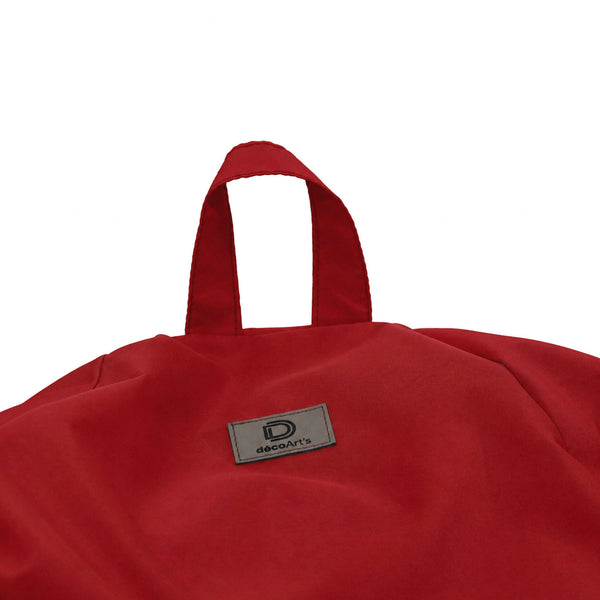 Pouf poire XL d'extérieur - 110x120 cm - Rouge