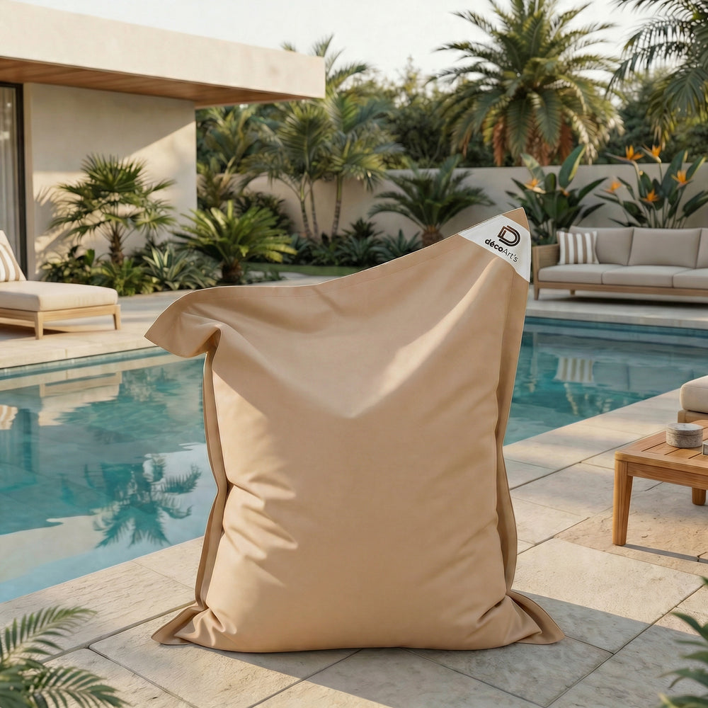 Fodera Pouf Gigante XXL 180x140 Beige – foto 6