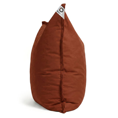 Pouf terracotta 180x140 cm - déhoussable, imperméable