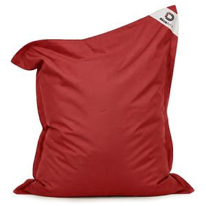 Pouf Gigante XXL 180x140 Rosso Peperoncino - Impermeabile & Sfoderabile (Schiuma)