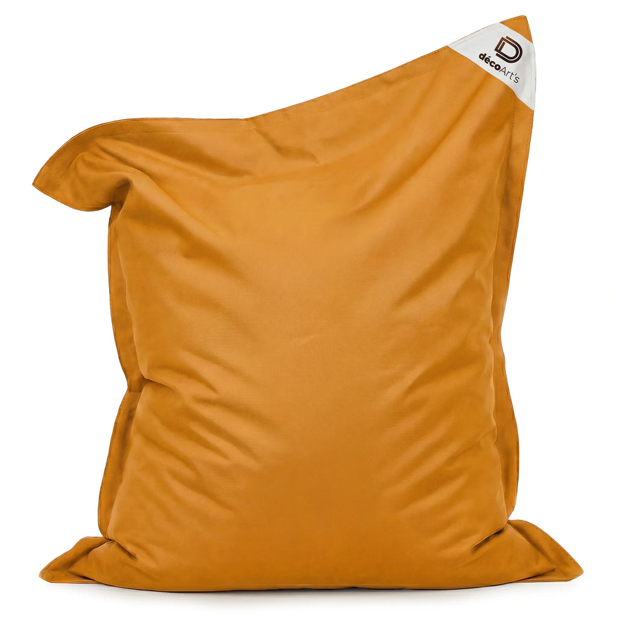 Pouf Gigante XXL 180x140 Giallo Miele, fodera sfoderabile