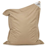 Pouf beige 180x140 cm en situation extérieure