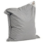 Housse de Pouf Géant XXL 180x140 Gris Galet - autre angle