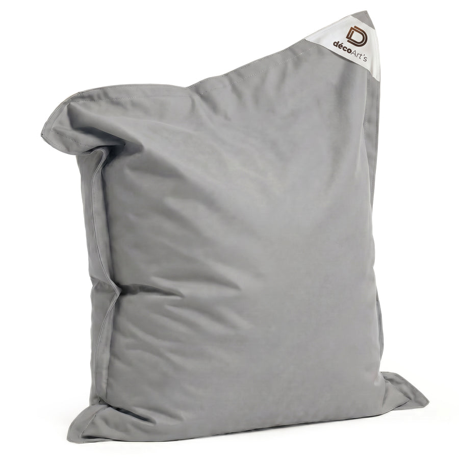 Fodera Pouf Gigante XXL 180x140 Grigio Ciottolo – foto 6