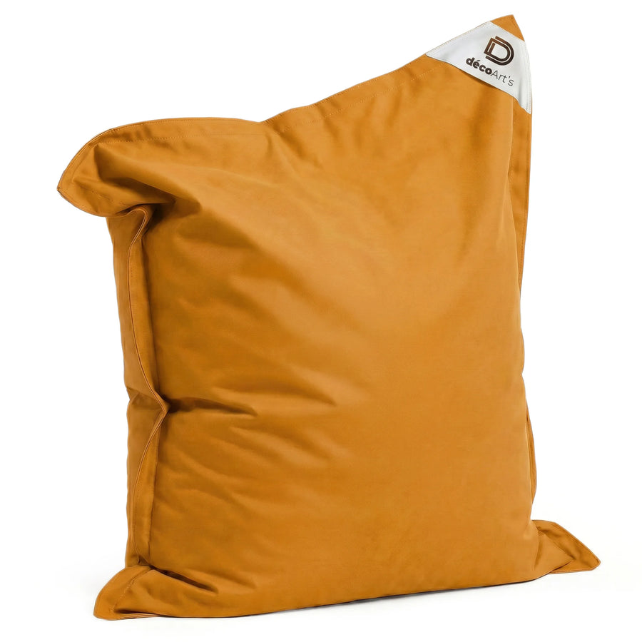 Fodera Pouf Gigante XXL 180x140 Giallo Miele – foto 6