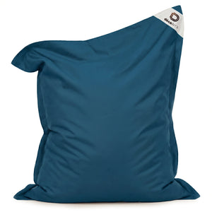 Fodera Pouf Gigante XXL 180x140 Blu Petrolio - (Fodera da Riempire - Interno/Esterno)