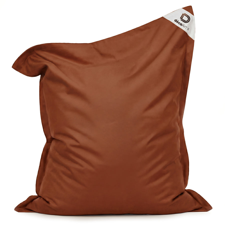 Pouf Gigante XXL 180x140 Terracotta, fodera sfoderabile