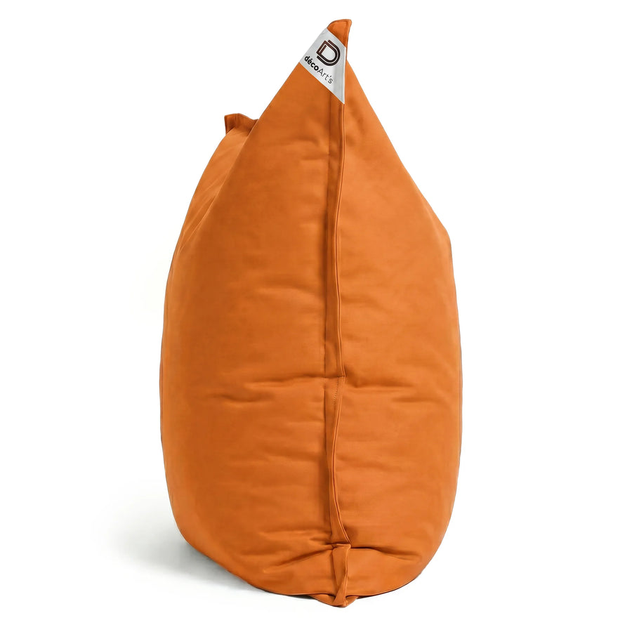Pouf Gigante XXL 180x140 Arancione, impermeabile