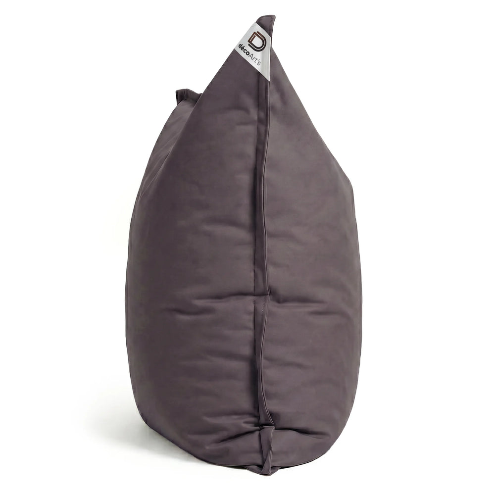 Pouf Gigante XXL 180x140 Grigio Carbone, imbottitura in fiocchi di schiuma