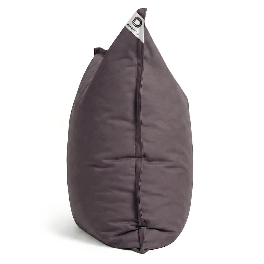 Pouf Gigante XXL 180x140 Grigio Carbone, imbottitura in fiocchi di schiuma