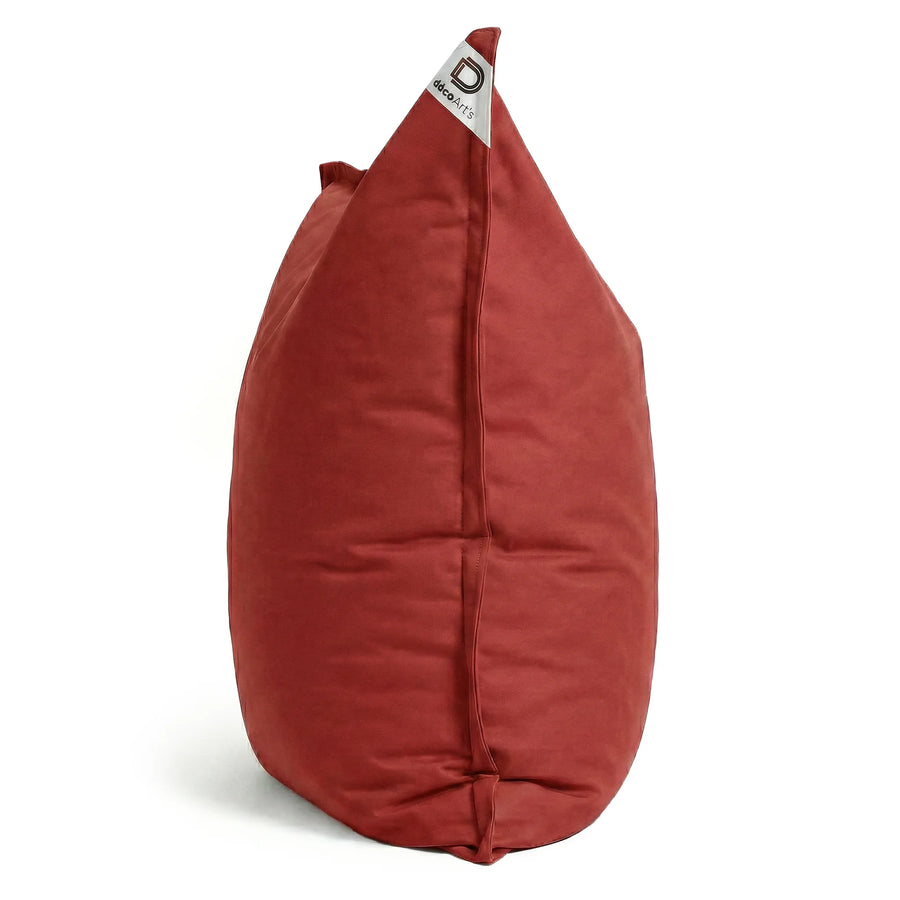 Pouf Gigante XXL 180x140 Rosso Peperoncino, impermeabile