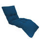 Coussin bain de soleil 185 x55cm Bleu pétrole - Deco-arts.fr