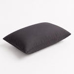 Set di 2 Cuscini d'Accento 60x35 Grigio Carbone - Decorazione Giardino & Sfoderabile