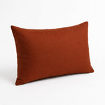 Set di 2 Cuscini d'Accento 60x35 Terracotta - Decorazione Giardino & Sfoderabile