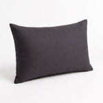 Set di 2 Cuscini d'Accento 60x35 Grigio Carbone - Decorazione Giardino & Sfoderabile