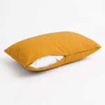 Set di 2 Cuscini d'Accento 60x35 Giallo - Decorazione Giardino & Sfoderabile
