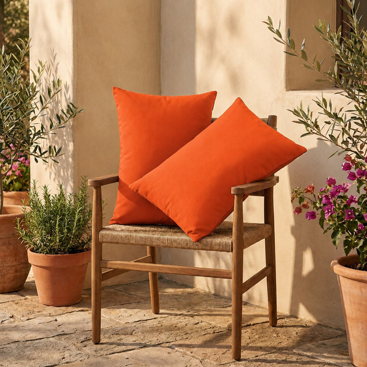 Cuscino de decorazione esterno, sfoderabile, lot de 2, 60x35cm