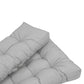 Lot coussins extérieur pour palette gris galet 120x80 Imperméables Anti-UV DECOARTS - Deco-arts.fr