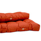 Lot coussins extérieur pour palette orange 120x80 Imperméables Anti-UV DECOARTS - Deco-arts.fr