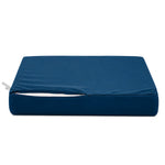Set Cuscini Salotto da Giardino 60x70 Blu Petrolio - Sfoderabile & Anti-UV (Seduta + Schienale)