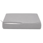 Set Cuscini Salotto da Giardino 60x70 Grigio Ciottolo - Sfoderabile & Anti-UV (Seduta + Schienale)