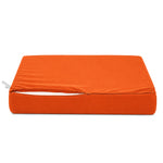 Set Cuscini Salotto da Giardino 60x70 Arancione - Sfoderabile & Anti-UV (Seduta + Schienale)