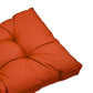 Coussins pour salon de jardin capitonné 60x60cm orange - Deco-arts.fr