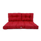 Coussins pour salon de jardin capitonné 100x50cm rouge - Deco-arts.fr