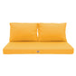 Coussins pour salon de jardin déhoussable 100x50cm Jaune - Deco-arts.fr