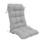 Coussin pour chaise avec dossier - Capitonné -  50x120x8cm - Gris galet - Deco-arts.fr