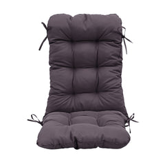 Cuscino per sedia con schienale - Capitonné - 50x120x8cm - Grigio carbone