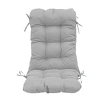 Coussin pour chaise avec dossier - Capitonné -  50x120x8cm - Gris galet - Deco-arts.fr
