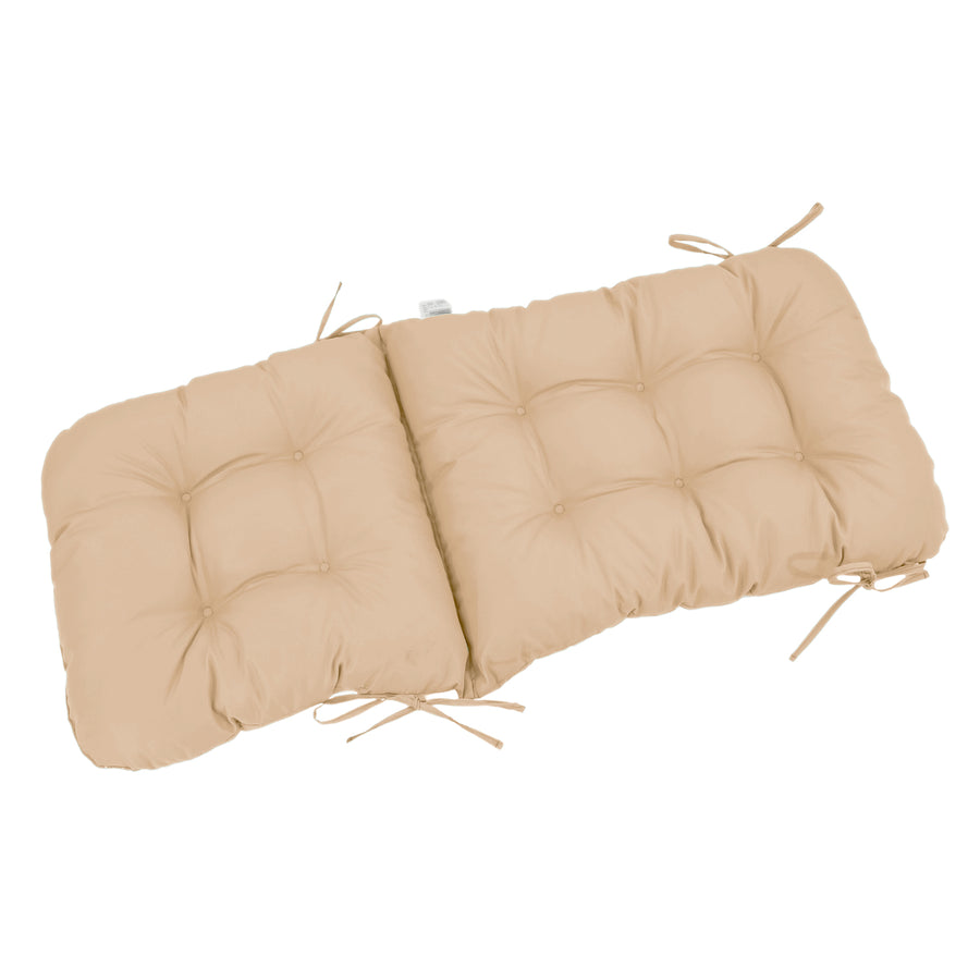 Cuscino Sedia con Schienale Alto 120x50 Beige – foto 7