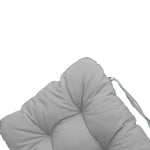 Coussin pour chaise avec dossier - Capitonné -  50x120x8cm - Gris galet - Deco-arts.fr