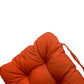 Coussin pour chaise avec dossier - Capitonné -  50x120x8cm - Orange - Deco-arts.fr
