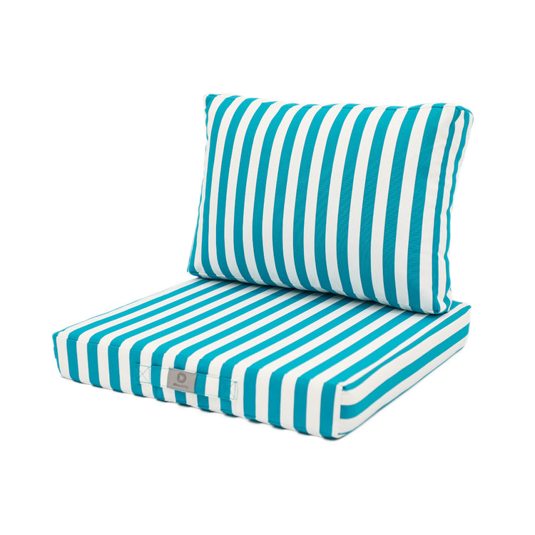 Nos produits à rayures turquoise