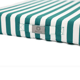 Coussins pour salon de jardin déhoussable 50x50cm - Rayure Vert - Deco-arts.fr