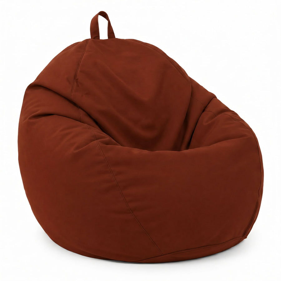 Pouf a Pera XL 110x120 Terracotta, fodera sfoderabile