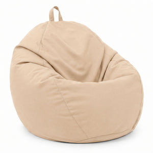 Pouf poire XL d'extérieur - 110x120 cm - Beige